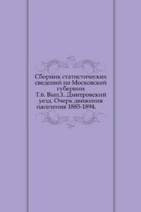 Sbornik statisticheskih svedenij po Moskovskoj gubernii