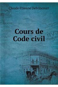 Cours de Code civil