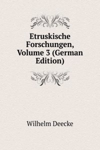 Etruskische Forschungen, Volume 3 (German Edition)