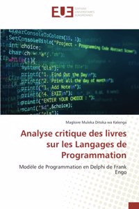 Analyse critique des livres sur les Langages de Programmation