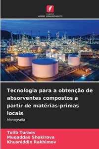 Tecnologia para a obtenção de absorventes compostos a partir de matérias-primas locais