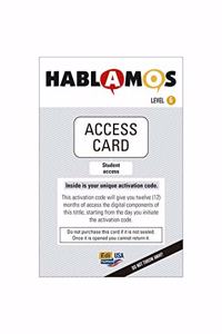 Hablamos Level 6 Student 1 Year Access Code