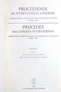 4th Congr Intl Assn Engin Geol V6