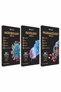 PW MedEd FARRE 2.0 Microbiology, Pathology and Pharmacology Combo Set of 3 Books For Second MBBS Professional University Exam | Frequently Asked Regularly Repeated Exam Questions