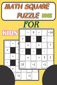 Math Square Puzzle Book For Kids