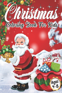 Christmas Coloring Book for Kids Ages 4-8