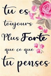 TU ES toujours PLUS FORTE que ce que tu penses!