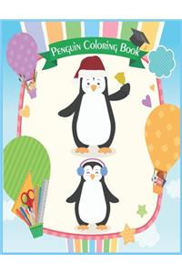Penguin Coloring Book