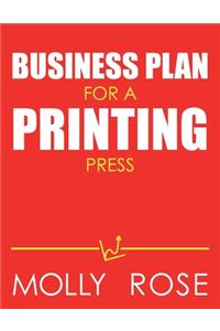 Business Plan For A Printing Press
