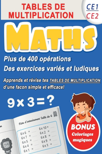 Maths Tables de Multiplication Ce1/Ce2