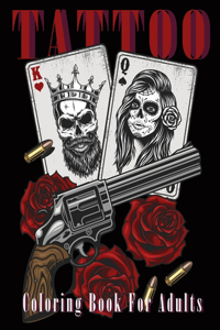 Tattoo Coloring Book For Adults