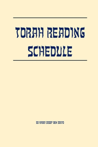Torah Reading Schedule