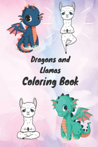 Dragons And Llamas Coloring Book
