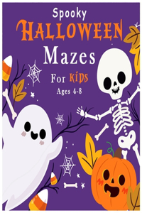 Spooky Halloween Mazes for Kids Ages 4-8