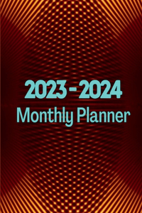 2023-2024 Monthly Planner for Men with Minimalist Cover