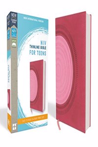 NIV, Thinline Bible for Teens, Imitation Leather, Pink, Red Letter Edition