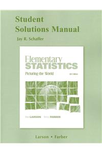 Student Solutions Manual for Elementary Statistics