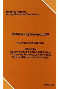 Rethinking «Germanistik»