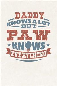 Daddy Knows A Lot But Paw Knows Everything
