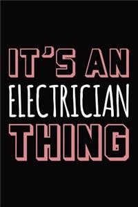 It's an electrician thing