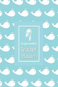 One Year Undated Teacher Planner