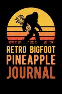 Retro Bigfoot Pineapple Journal