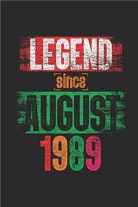 Legend Since August 1989