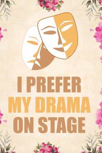 I Prefer My Drama on Stage