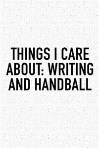 Things I Care About