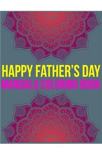 Happy Father's Day Mandala Coloring Book