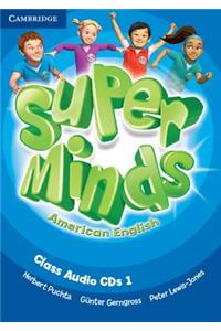 Super Minds American English Level 1 Class Audio CDs (3)