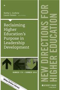 Reclaiming Higher Education's Purpose in Leadership Development