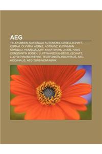 Aeg: Telefunken, Nationale Automobil-Gesellschaft, Osram, Olympia Werke, Adtranz, Kleinbahn Spandau-Hennigsdorf, Kraftwerk