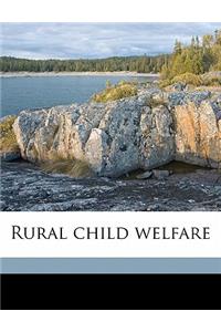 Rural Child Welfare