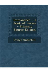 Immanence