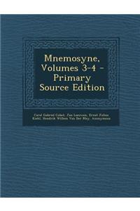 Mnemosyne, Volumes 3-4