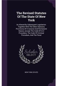 The Revised Statutes of the State of New York
