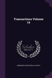 Transactions Volume 14