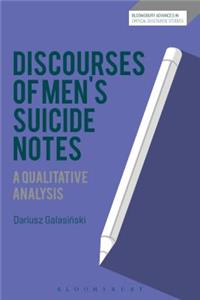 Discourses of Men's Suicide Notes: A Qualitative Analysis
