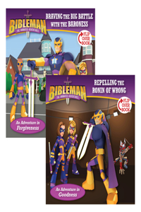 Braving the Big Battle with the Baroness / Repelling the Ronin of Wrong, Flip-Over Book