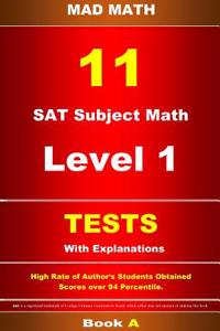 SAT Subject Math Level 1 Tests 11 Book a