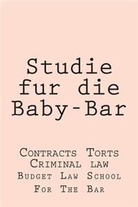 Studie fur die Baby-Bar