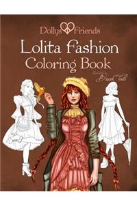 Lolita Fashion Coloring Book Dollys and Friends