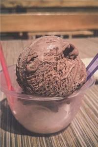 Chocolate Ice Cream Journal: 150 Page Lined Notebook/Diary
