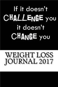 Weight Loss Journal 2017