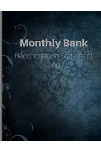 Monthly Bank Reconciliation Statement Log