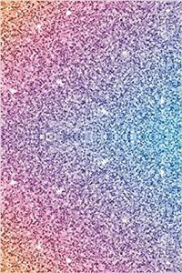 Blue Gradient Glitter Journal
