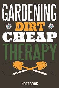 Gardening dirt cheap Therapy