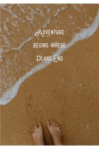 Adventure begins were plans end