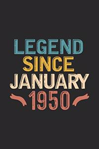 Legend Since January 1950